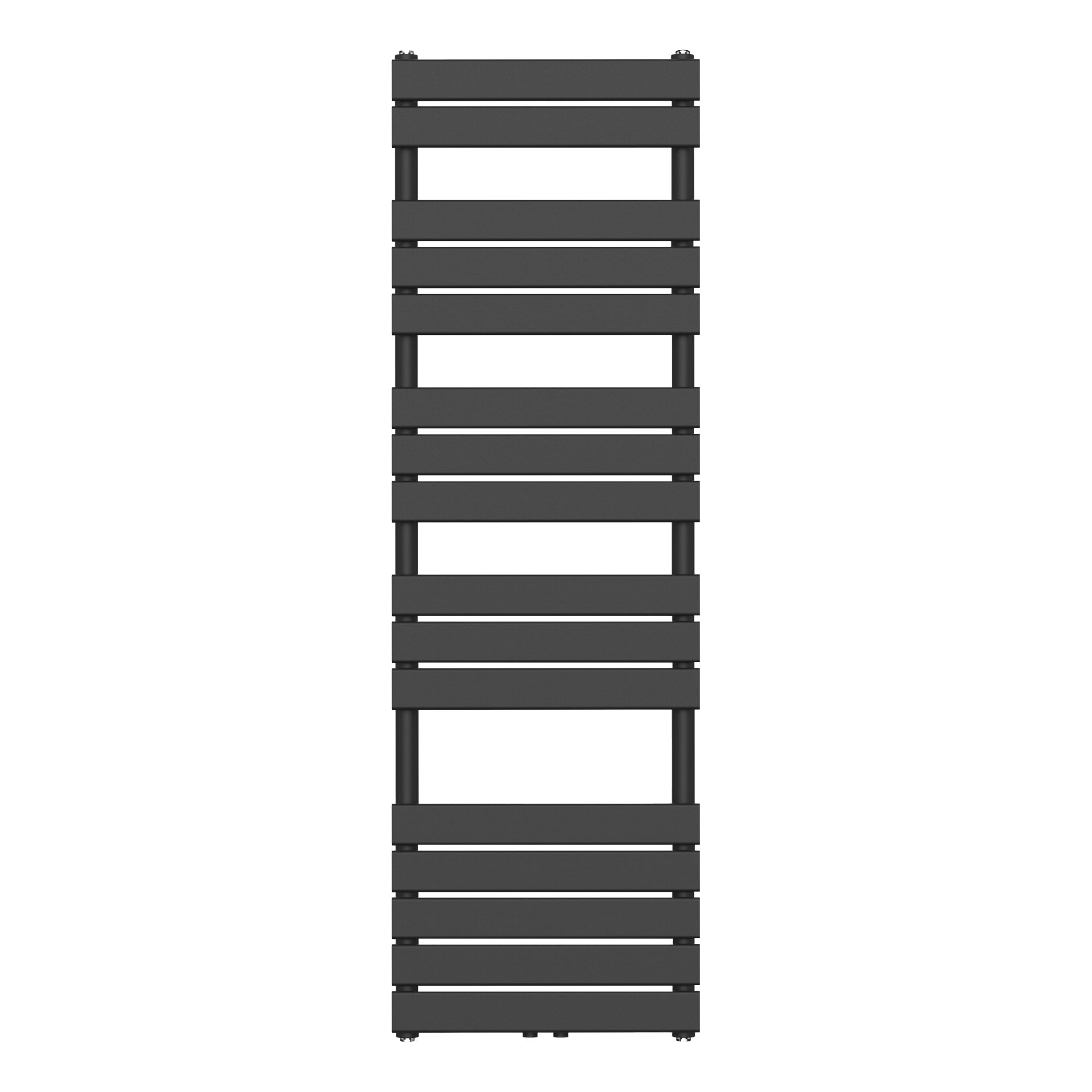 Sèche-serviettes Belrad – noir – 1600 × 500 mm – 791 W – raccordement central