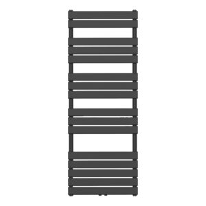 Sèche-serviettes Belrad – noir – 1600 × 600 mm – 908 W – raccordement central