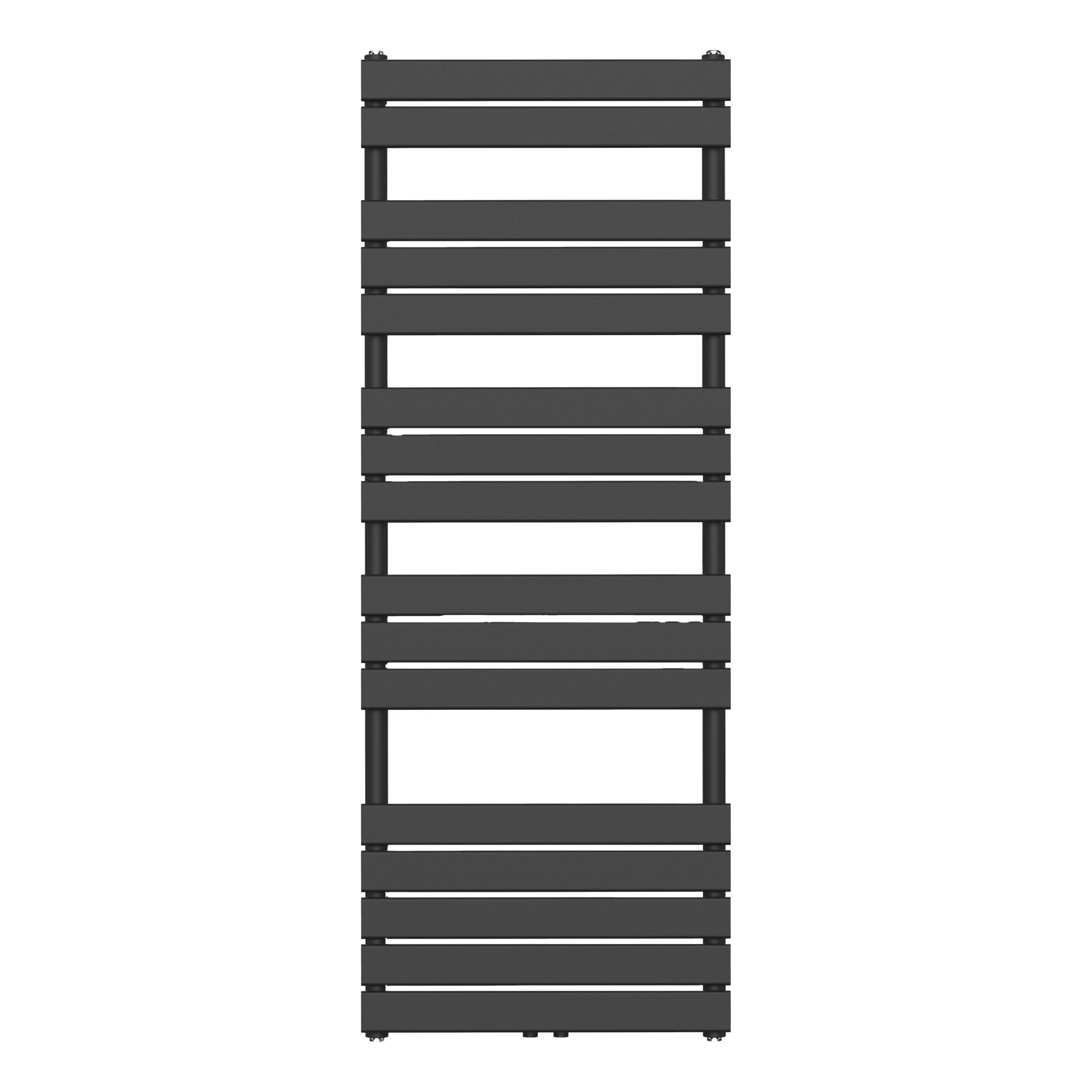 Sèche-serviettes Belrad – noir – 1600 × 600 mm – 908 W – raccordement central