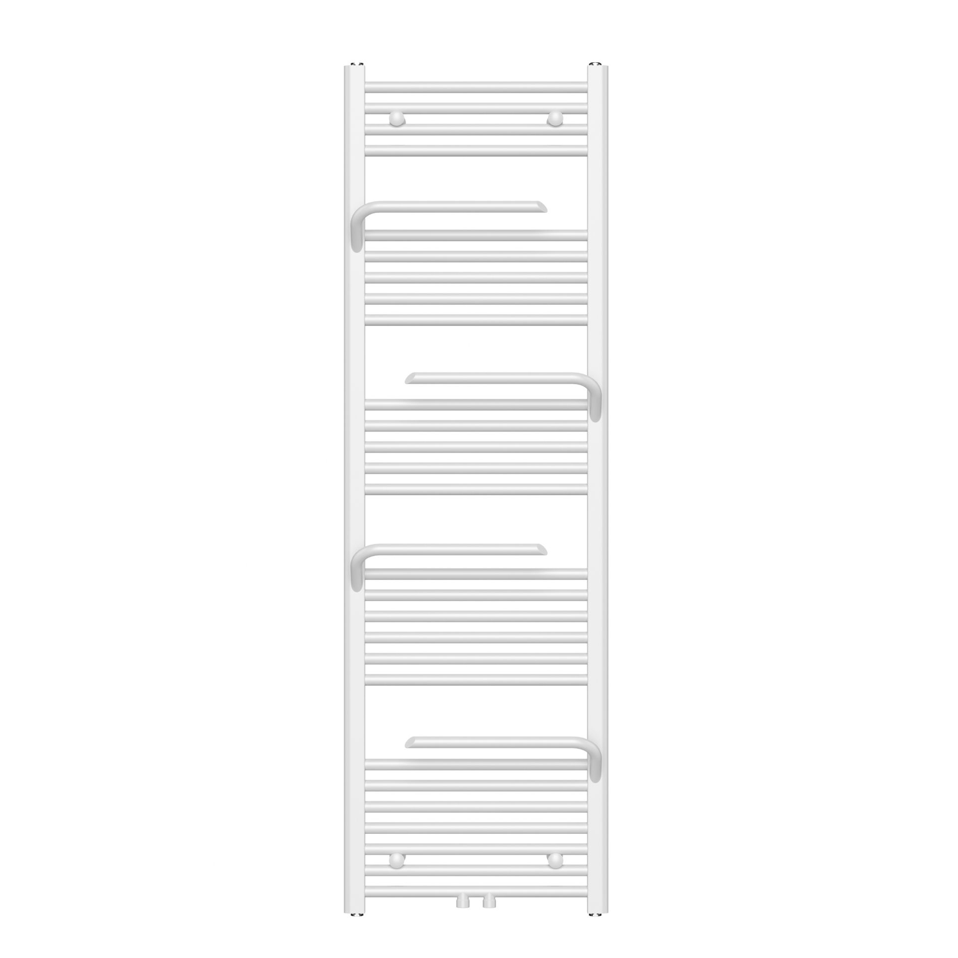 Sèche-serviettes Belrad – blanc – 1600 × 500 mm – 669 W – raccordement latéral ou central