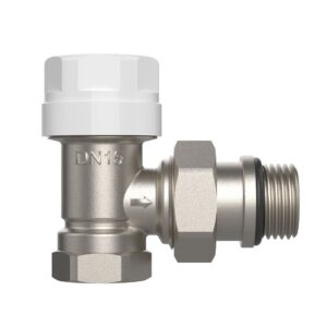 Belrad – robinet de radiateur – thermostatique – équerre – M30 – 1/2" MF