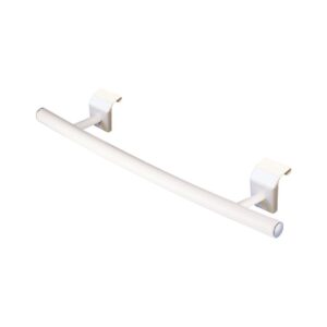 Barre sèche-serviette blanc – 500 mm – crochet arrondi (modèle U)