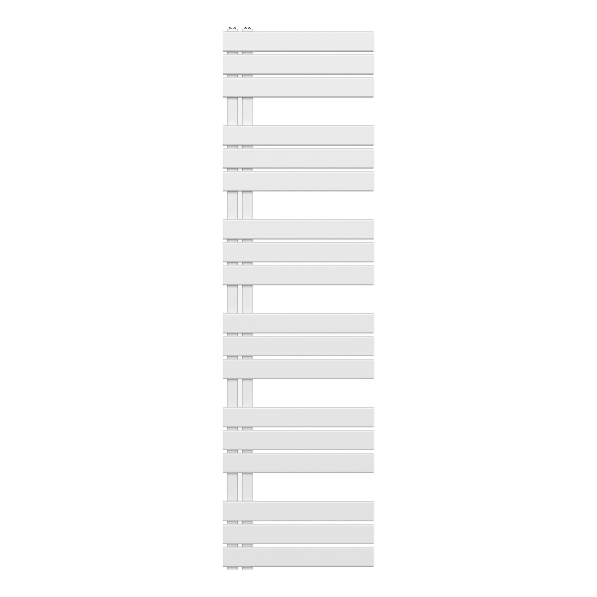 Sèche-serviettes Belrad – blanc – 1800 × 500 mm – 890 W – raccordement latéral