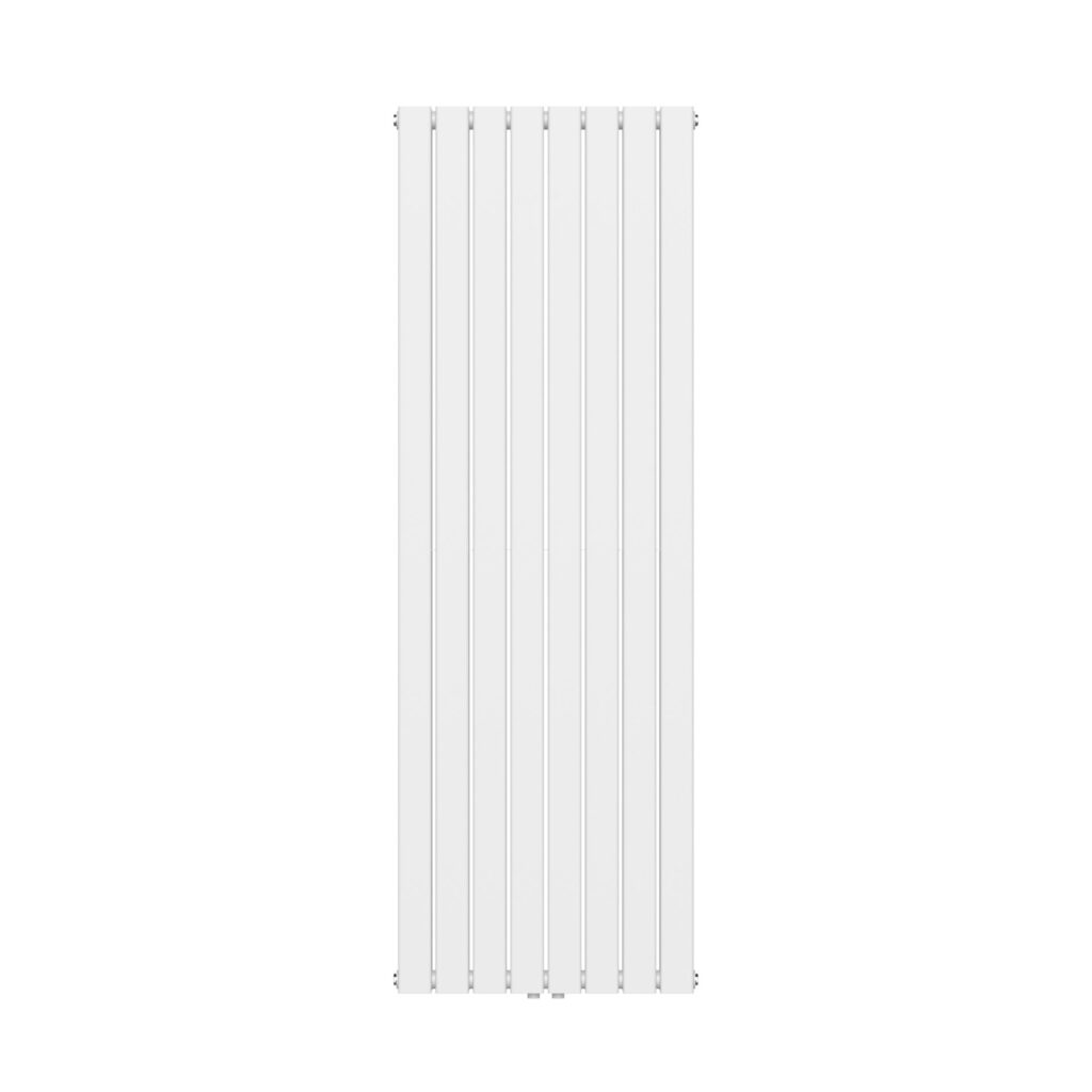 Radiateur vertical Carré double face – 1800 × 608 mm – 2 164 W – blanc – raccordement central