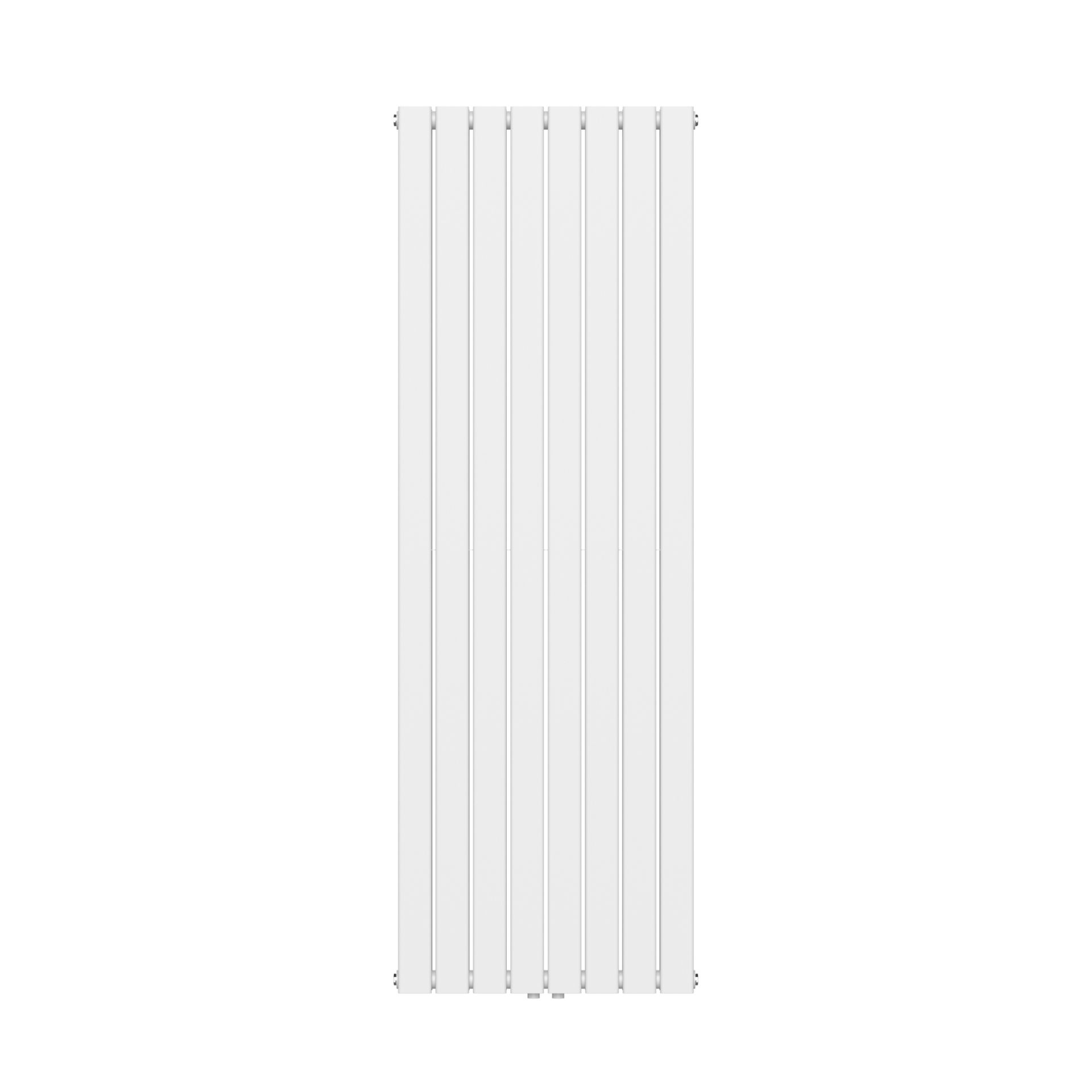 Radiateur vertical Carré double face – 1800 × 608 mm – 2 164 W – blanc – raccordement central