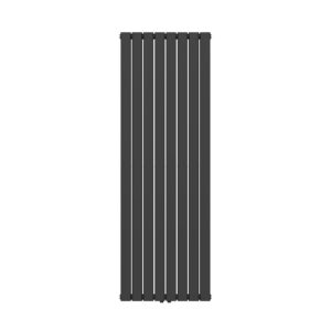 Radiateur vertical Carré double face – 1800 × 608 mm – 2 164 W – noir – raccordement central