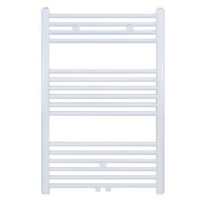 Sèche-serviettes Belrad – blanc – 1000 × 500 mm – 436 W – raccordement latéral ou central