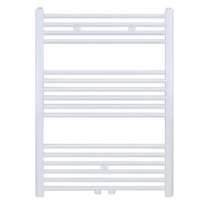 Sèche-serviettes Belrad – blanc – 1000 × 600 mm – 496 W – raccordement latéral ou central