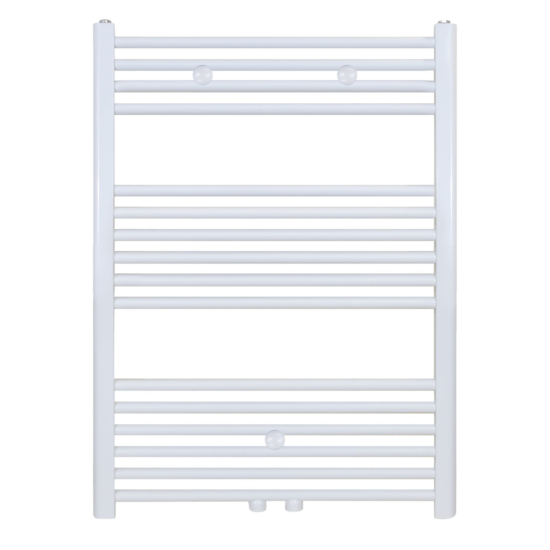 Sèche-serviettes Belrad – blanc – 1000 × 600 mm – 496 W – raccordement latéral ou central
