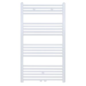 Sèche-serviettes Belrad – blanc – 1200 × 600 mm – 616 W – raccordement latéral ou central