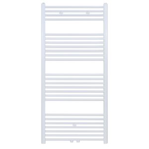 Sèche-serviettes Belrad – blanc – 1400 × 600 mm – 754 W – raccordement latéral ou central