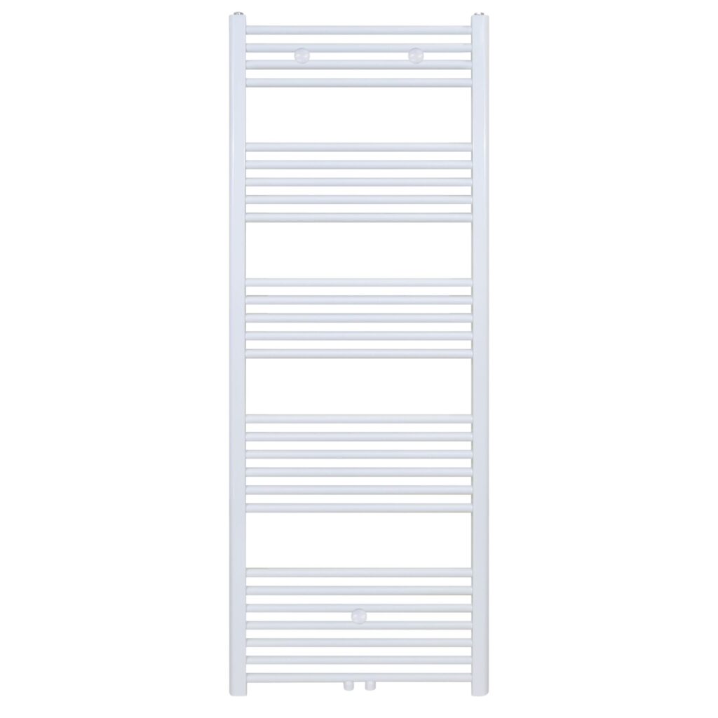 Sèche-serviettes Belrad – blanc – 1600 × 500 mm – 721 W – raccordement latéral ou central