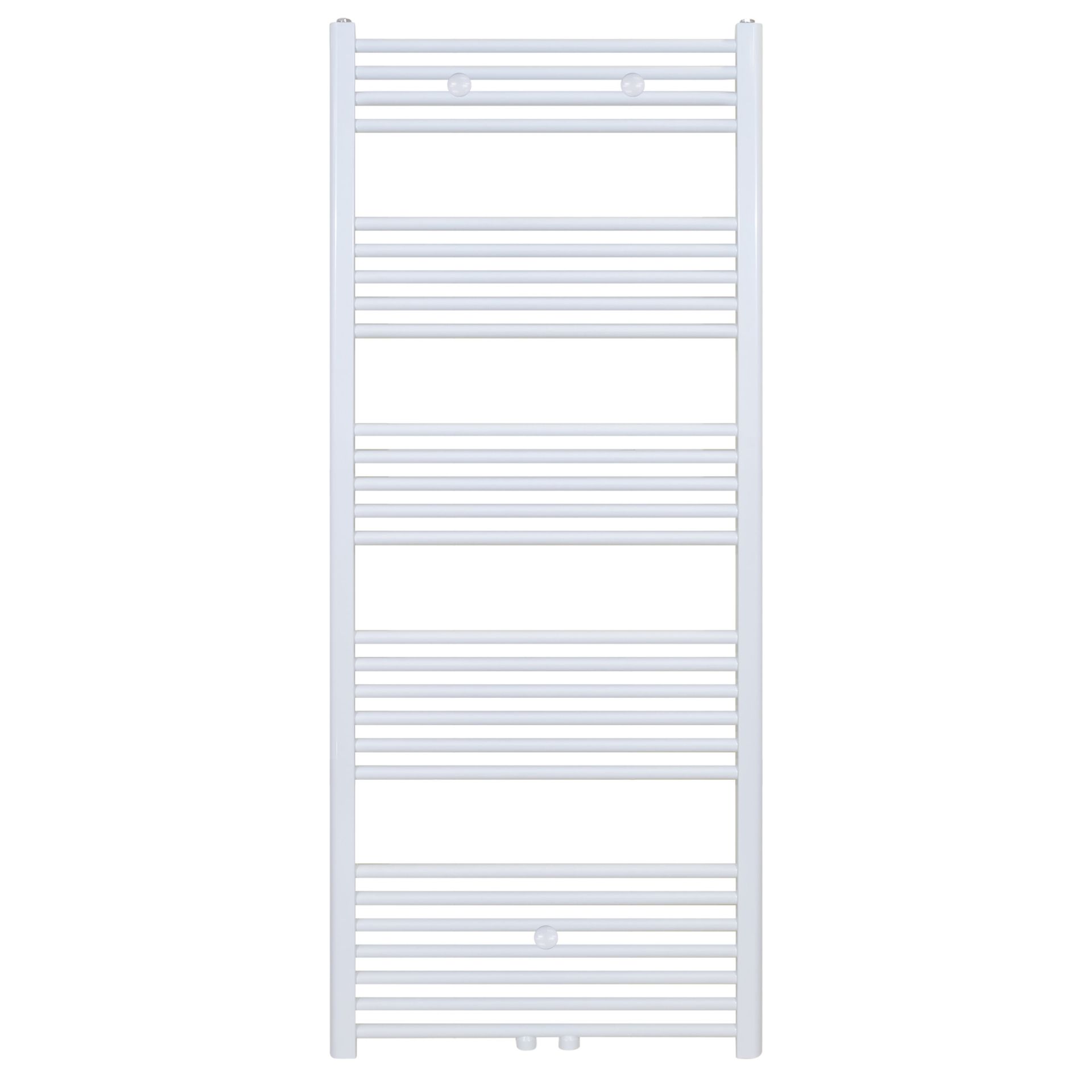 Sèche-serviettes Belrad – blanc – 1600 × 600 mm – 712 W – raccordement latéral ou central