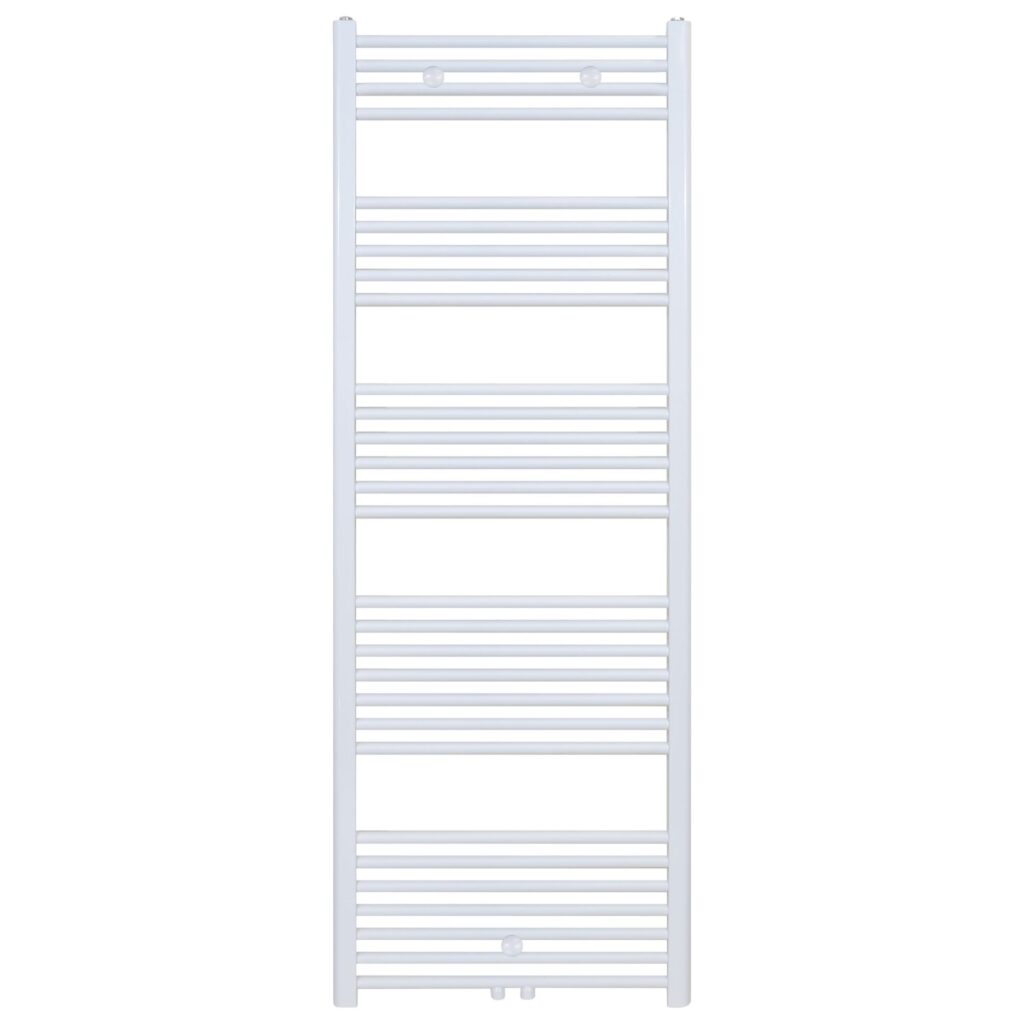 Sèche-serviettes Belrad – blanc – 1700 × 500 mm – 771 W – raccordement latéral ou central