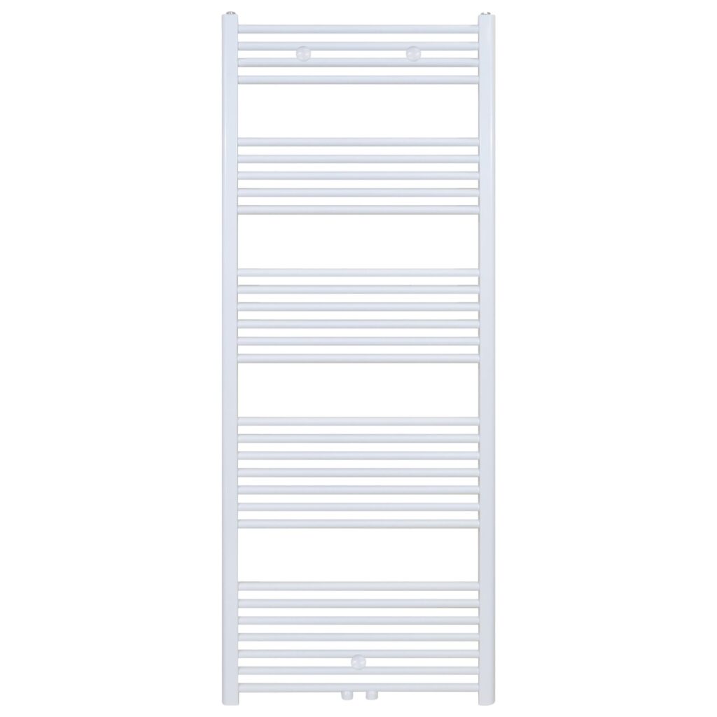 Sèche-serviettes Belrad – blanc – 1700 × 600 mm – 886 W – raccordement latéral ou central