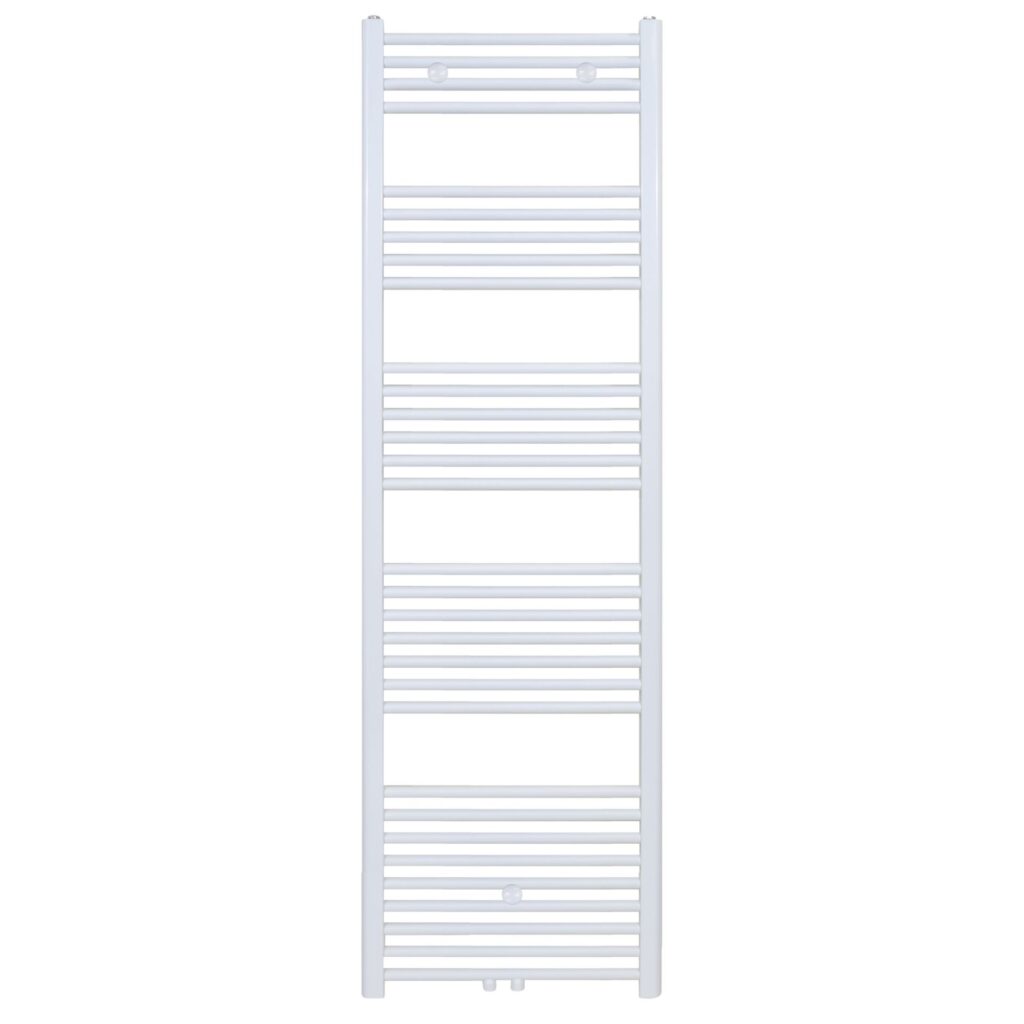 Sèche-serviettes Belrad – blanc – 1800 × 400 mm – 699 W – raccordement latéral ou central