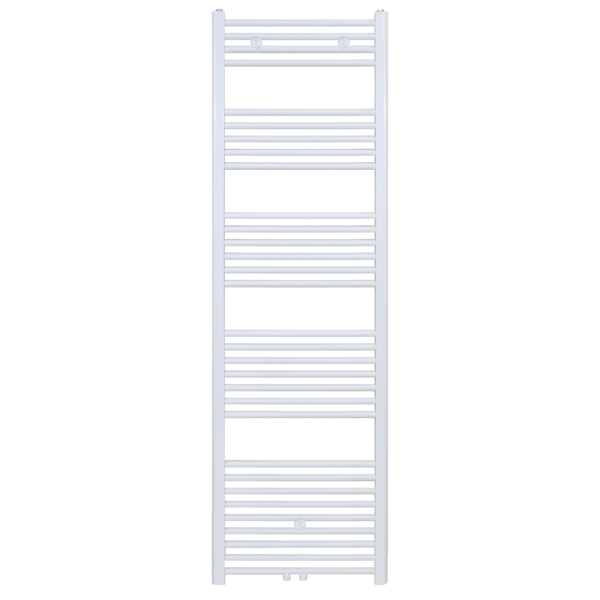 Sèche-serviettes Belrad – blanc – 1800 × 400 mm – 699 W – raccordement latéral ou central