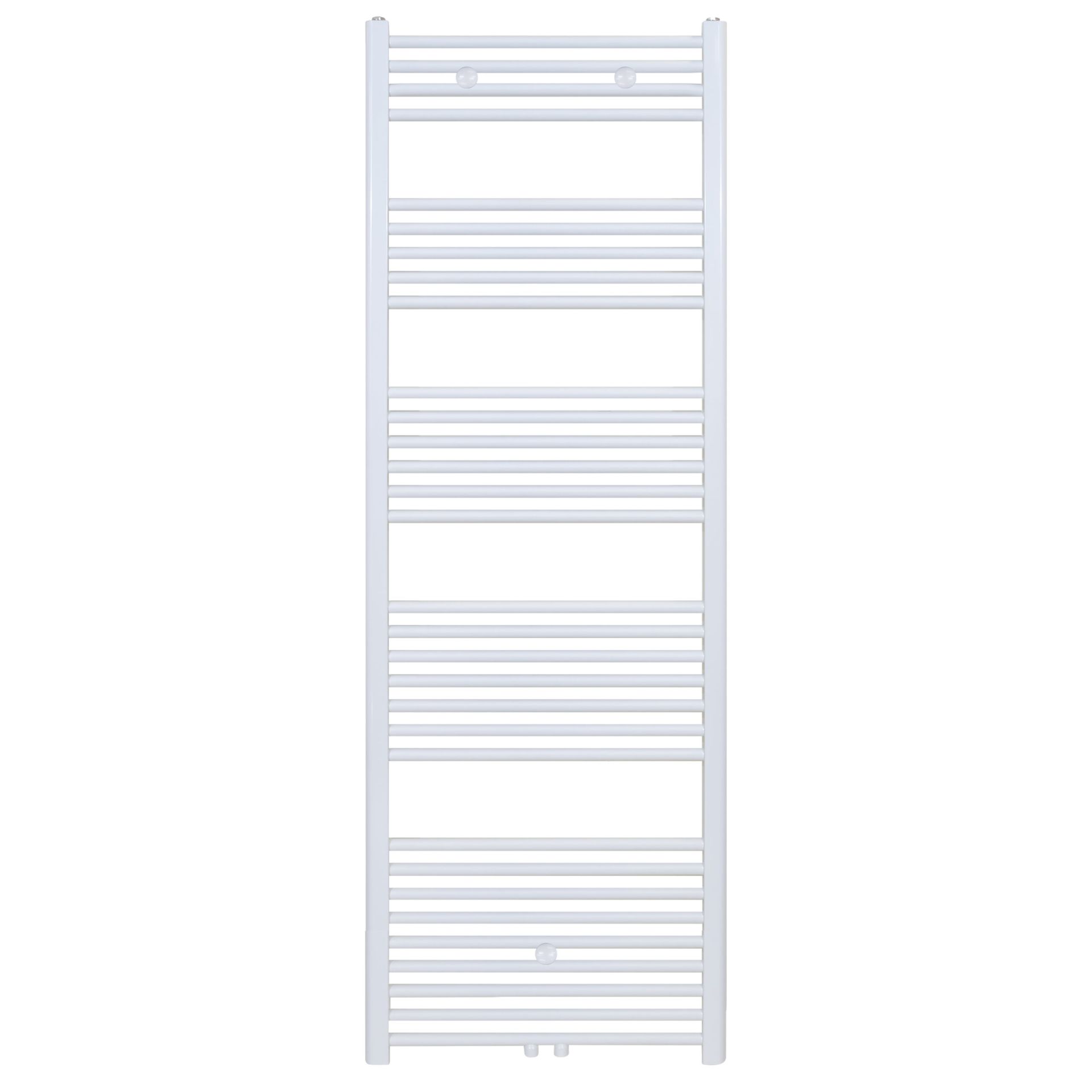Sèche-serviettes Belrad – blanc – 1800 × 500 mm – 821 W – raccordement latéral ou central