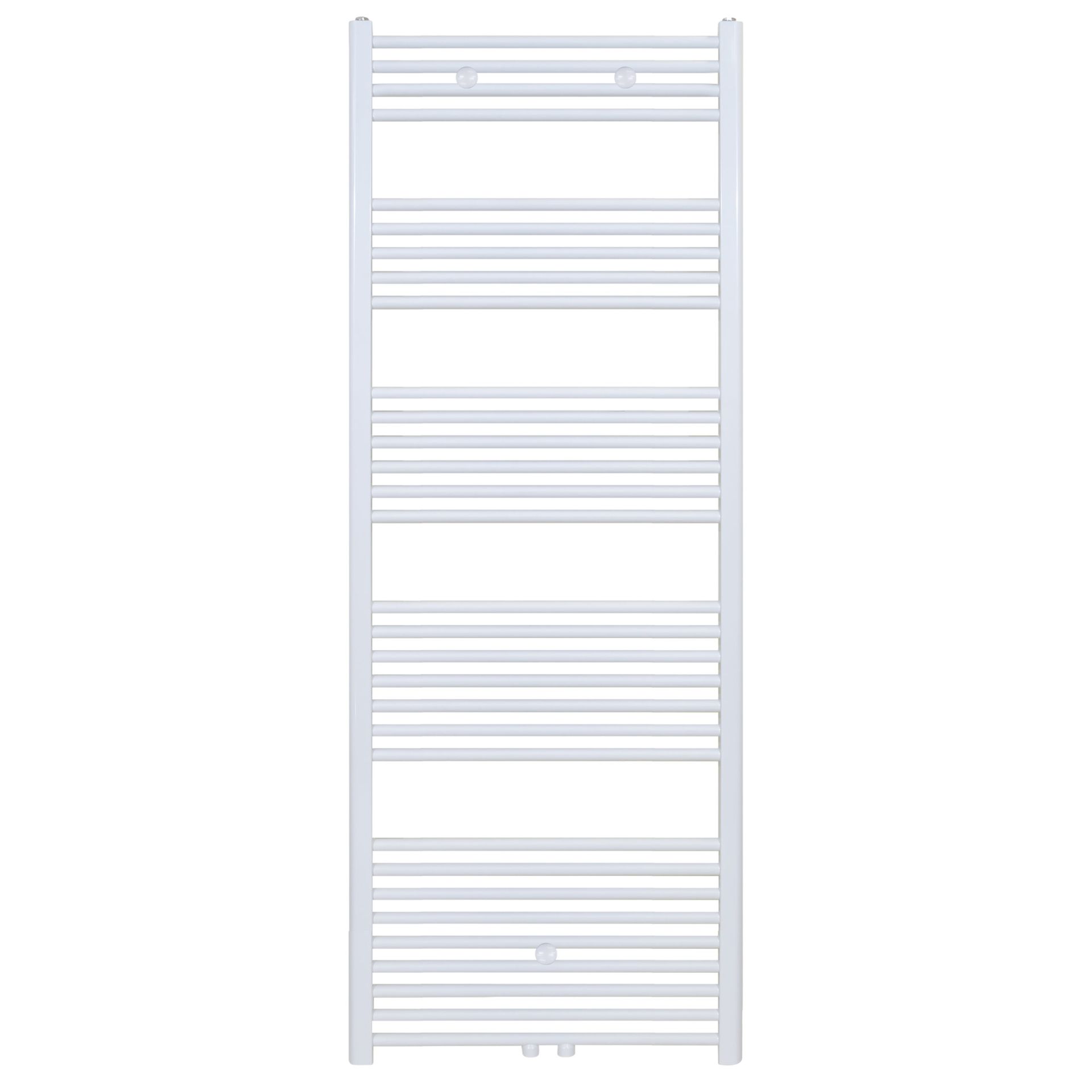 Sèche-serviettes Belrad – blanc – 1800 × 600 mm – 944 W – raccordement latéral ou central