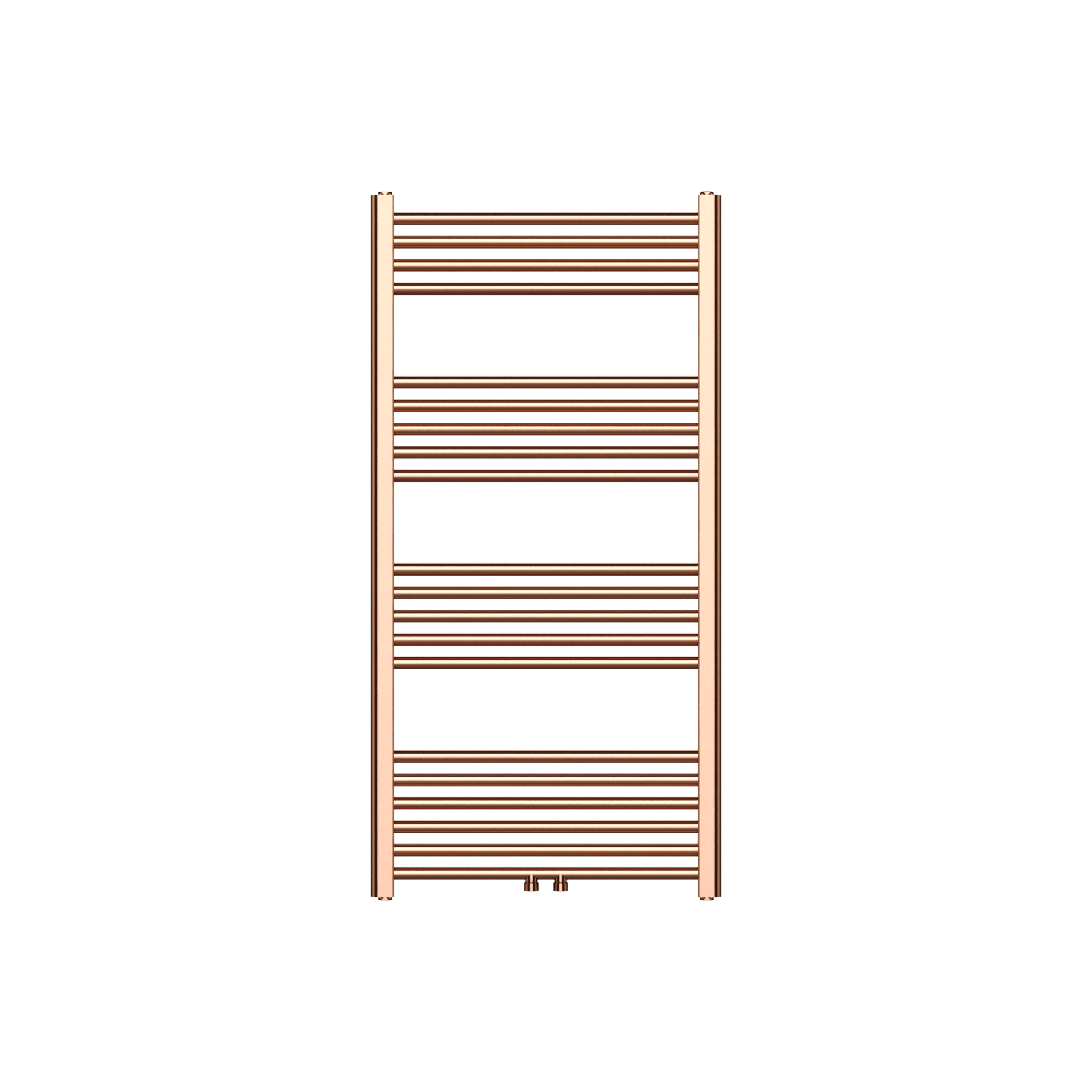 Sèche-serviettes Belrad – cuivre brossé – 1200 × 600 mm – 414 W – raccordement latéral ou central