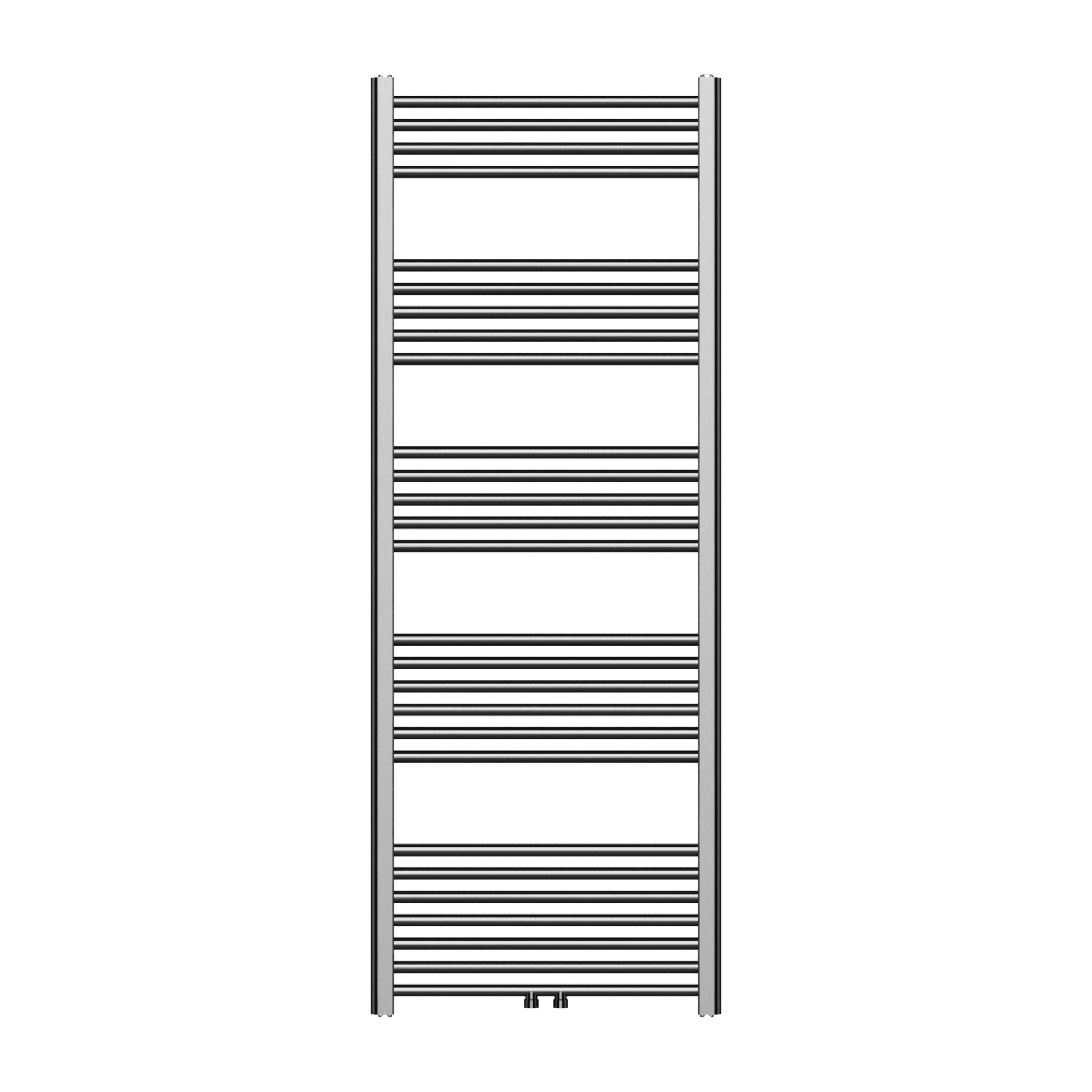 Sèche-serviettes Belrad – gunmetal – 1600 × 600 mm – 557 W – raccordement latéral ou central