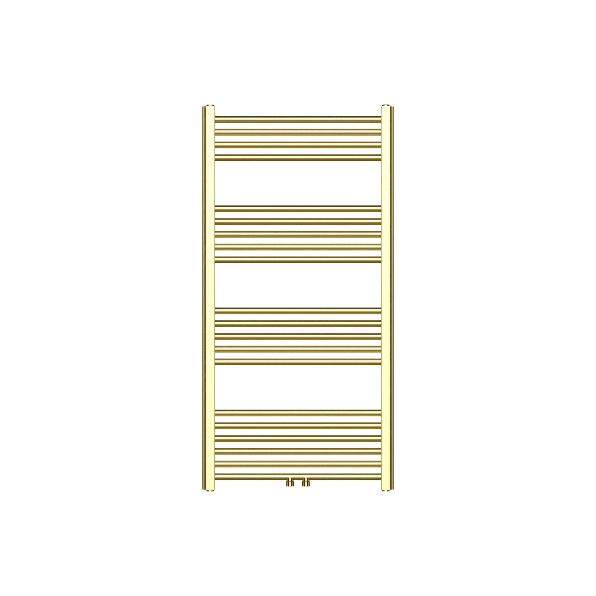 Sèche-serviettes Belrad – or brossé – 1200 × 600 mm – 414 W – raccordement latéral ou central