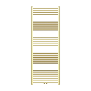 Sèche-serviettes Belrad – or brossé – 1600 × 600 mm – 557 W – raccordement latéral ou central