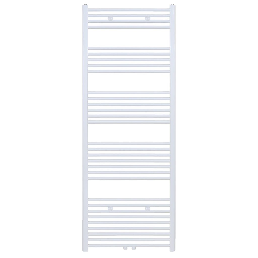 Sèche-serviettes Belrad – blanc mat – 1800 × 600 mm – 944 W – raccordement latéral ou central