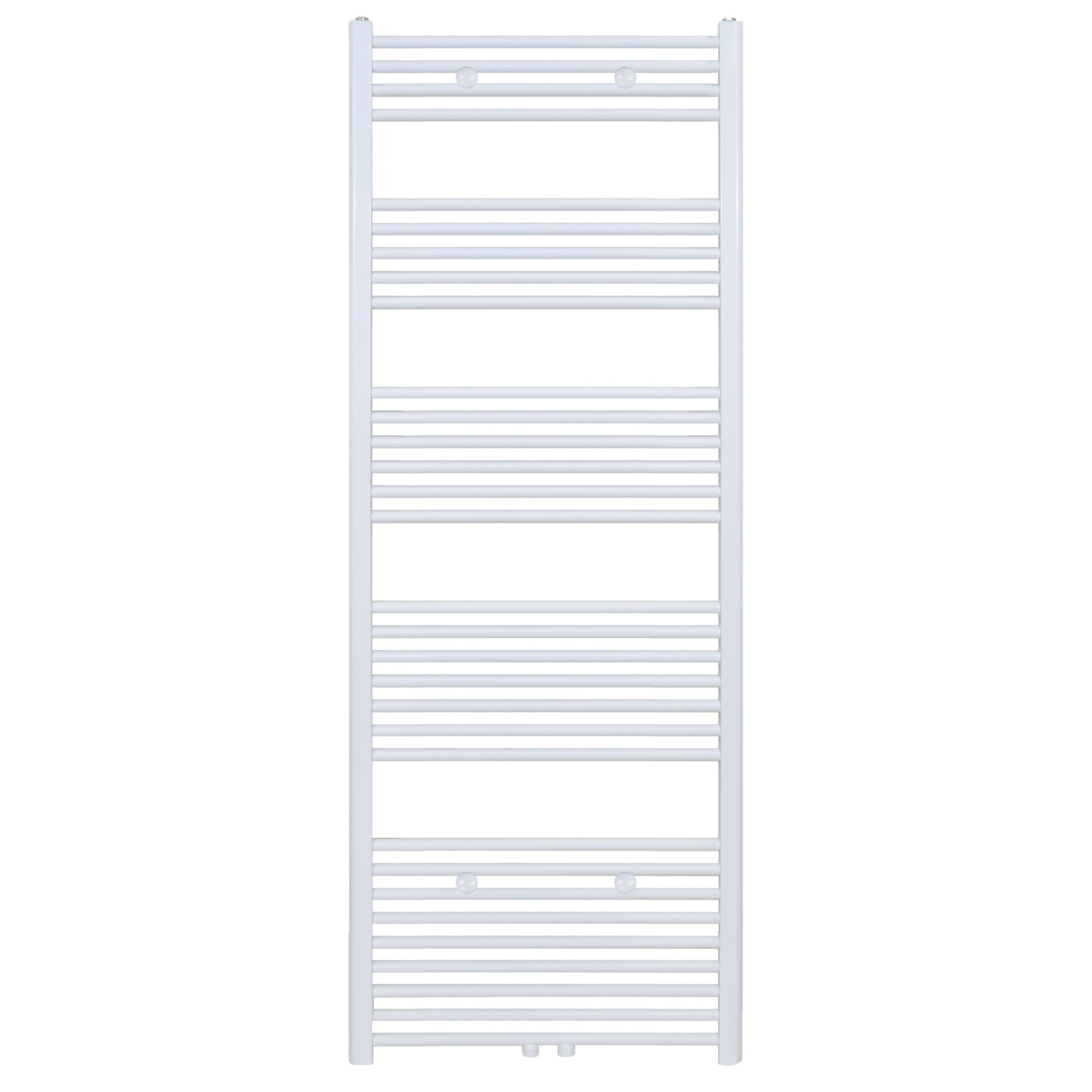 Sèche-serviettes Belrad – blanc mat – 1800 × 600 mm – 944 W – raccordement latéral ou central