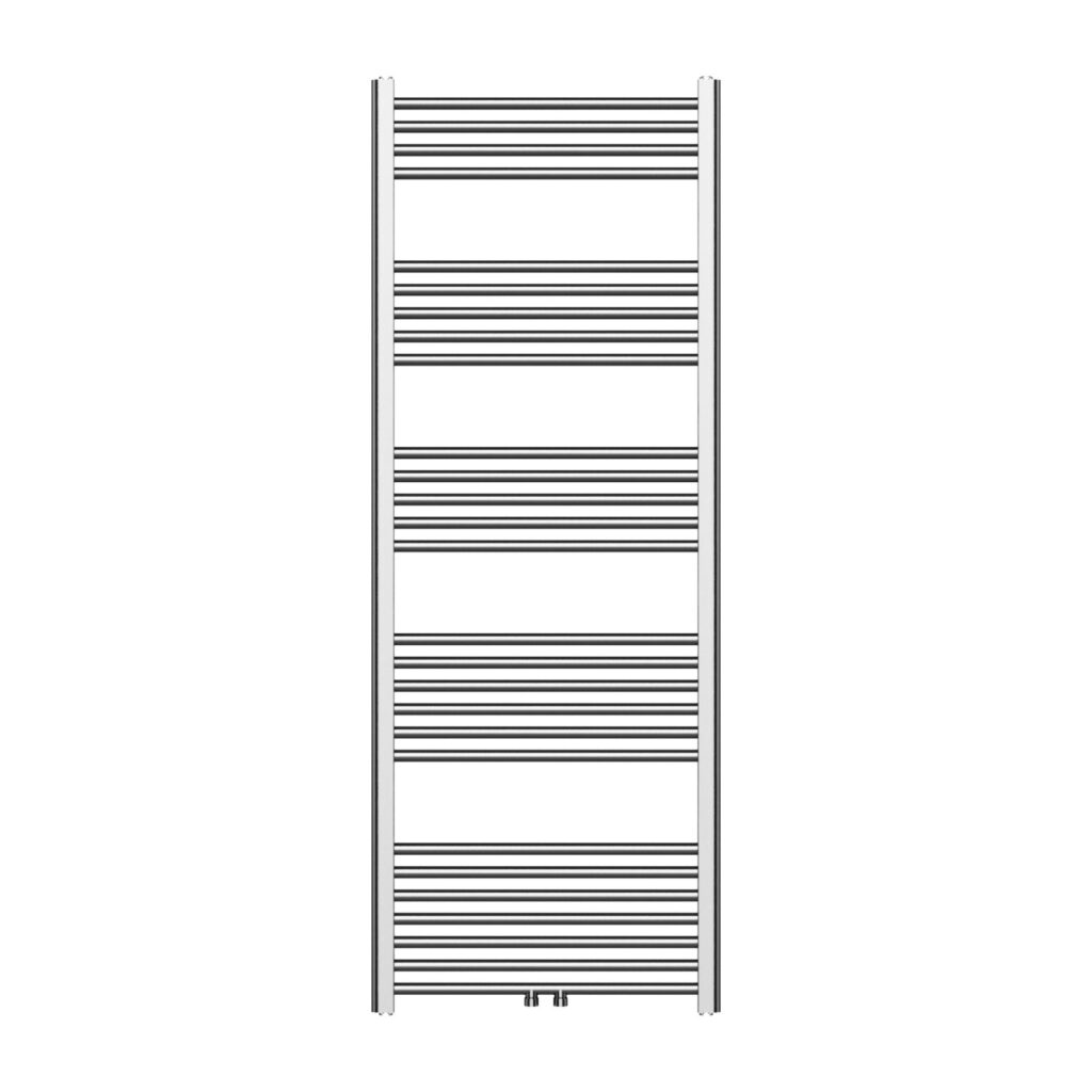 Sèche-serviettes Belrad – inox brossé – 1600 × 600 mm – 557 W – raccordement latéral ou central