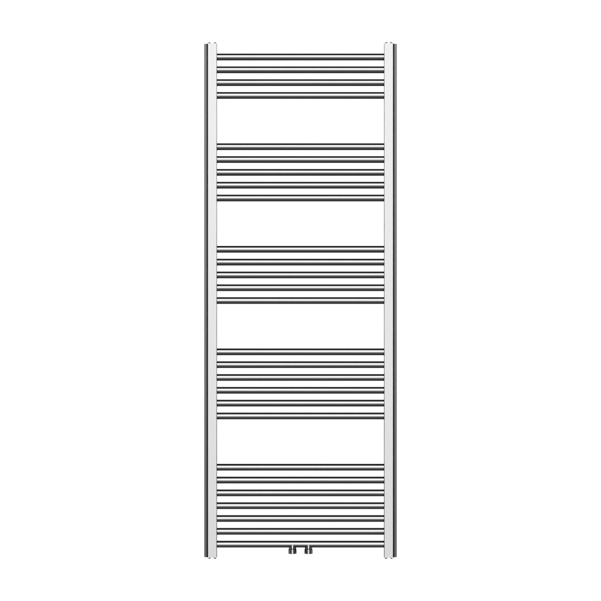 Sèche-serviettes Belrad – inox brossé – 1600 × 600 mm – 557 W – raccordement latéral ou central