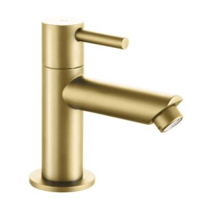 Robinet d'eau froide 1/2" en laiton – or brossé