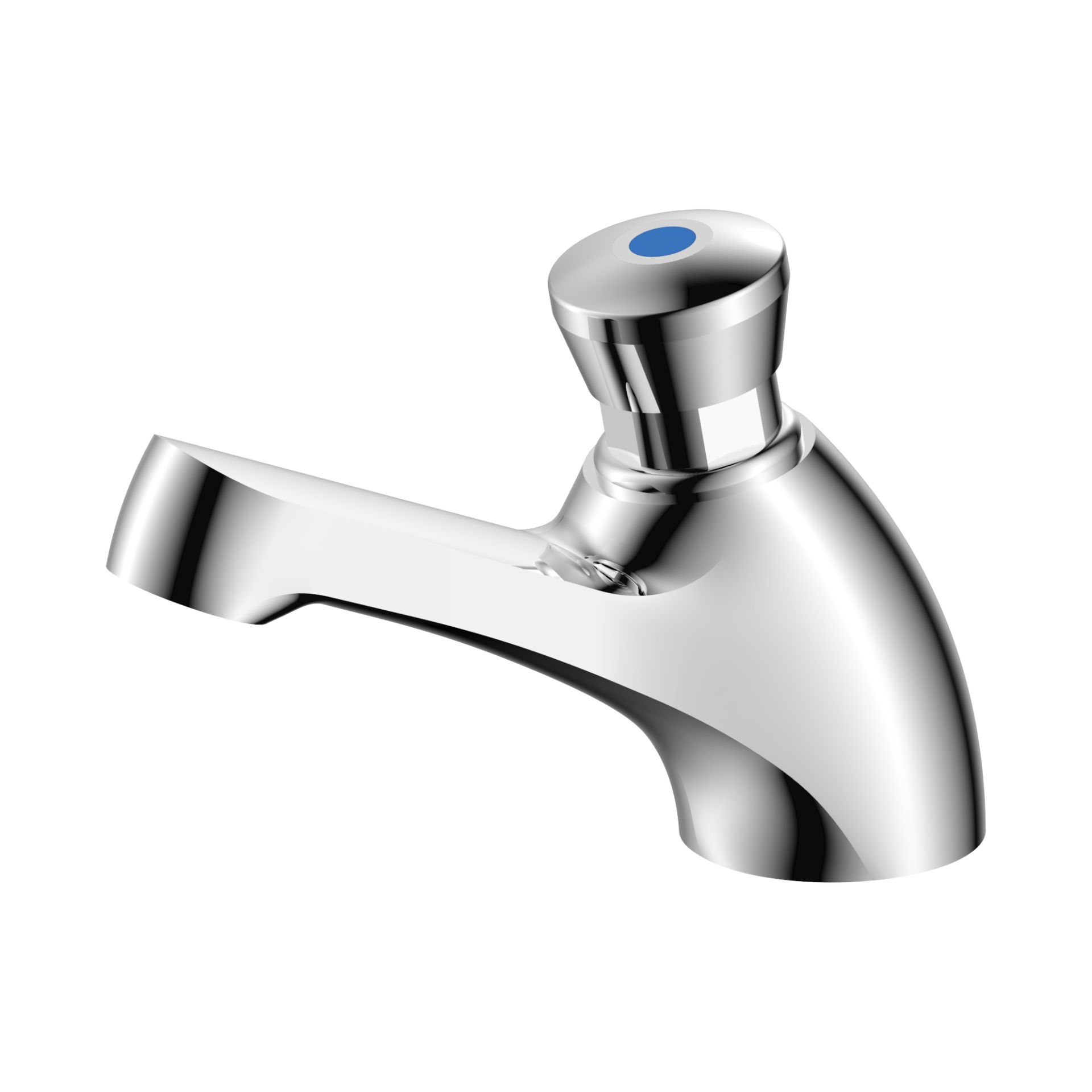 Robinet d'eau froide – temporisé – chrome