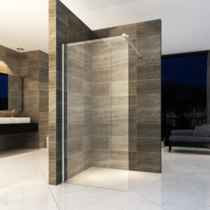ALONI DOUCHE À L’ITALIENNE - 700X2000MM - CHROME-VERRE CLAIR