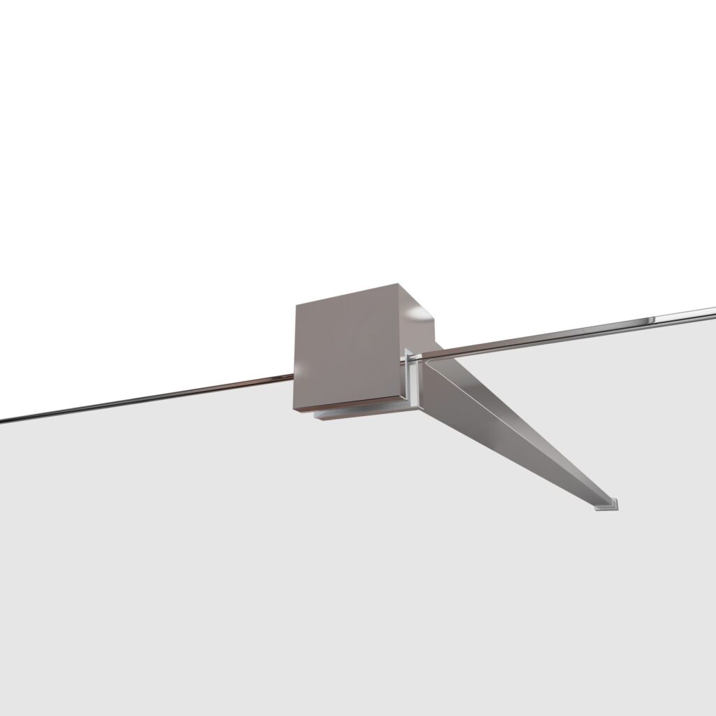ALONI ECO DOUCHE À L’ITALIENNE - 1000X2000MM - CHROME-VERRE CLAIR