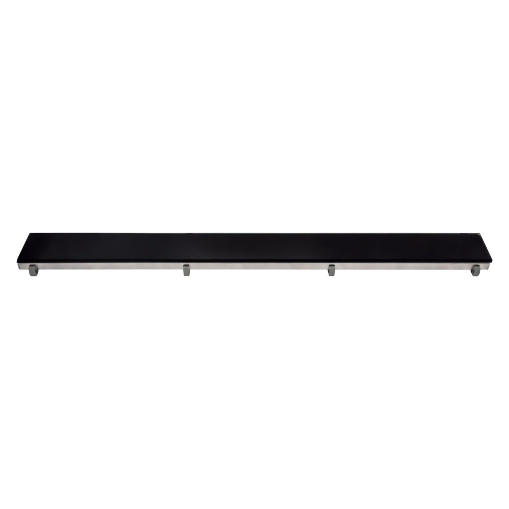 Grille pour caniveau de douche en verre noir 70 cm – Aloni