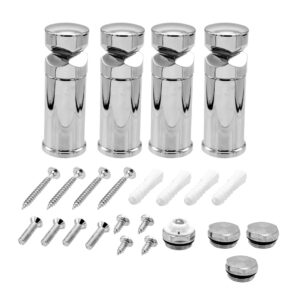 Kit de montage sèche-serviettes (lot de 4) – chrome