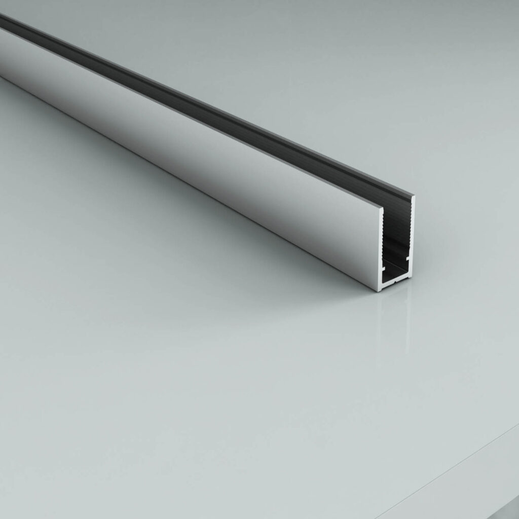 ALONI PROFIL MURAL POUR PAROI DE DOUCHE - 200 CM - CHROME