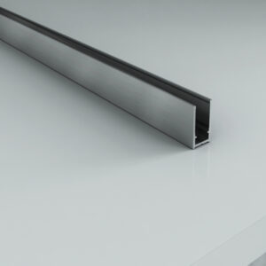 ALONI PROFIL MURAL POUR PAROI DE DOUCHE - 200 CM - ACIER INOX BROSSÉ