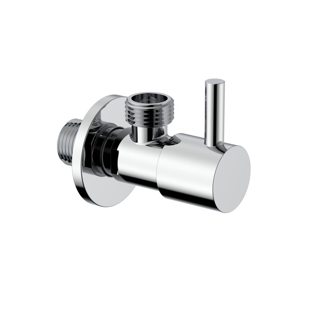 Robinet d’arrêt d’angle Uniforma – 1/2" x 3/8" – chrome