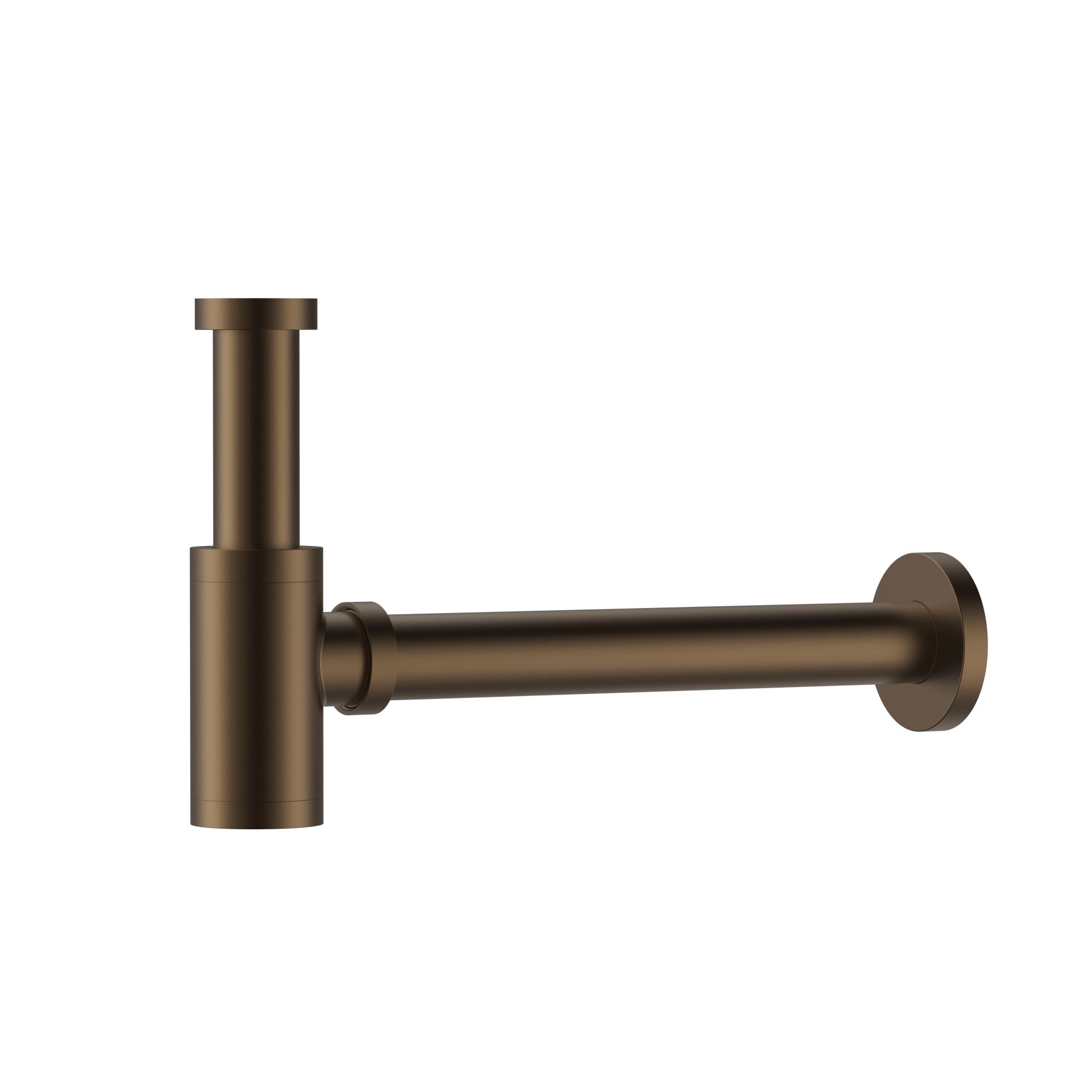 Siphon pour lavabo et lave-mains Uniforma – brun bronzé (PVD)