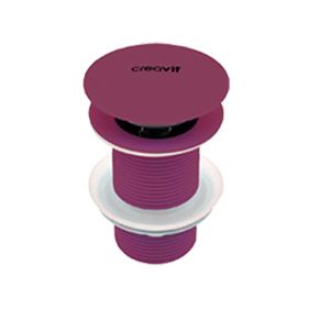 Bonde clic-clac 5/4" Creavit – avec trop-plein – berry