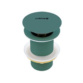 Bonde clic-clac 5/4" Creavit – avec trop-plein – vert nil