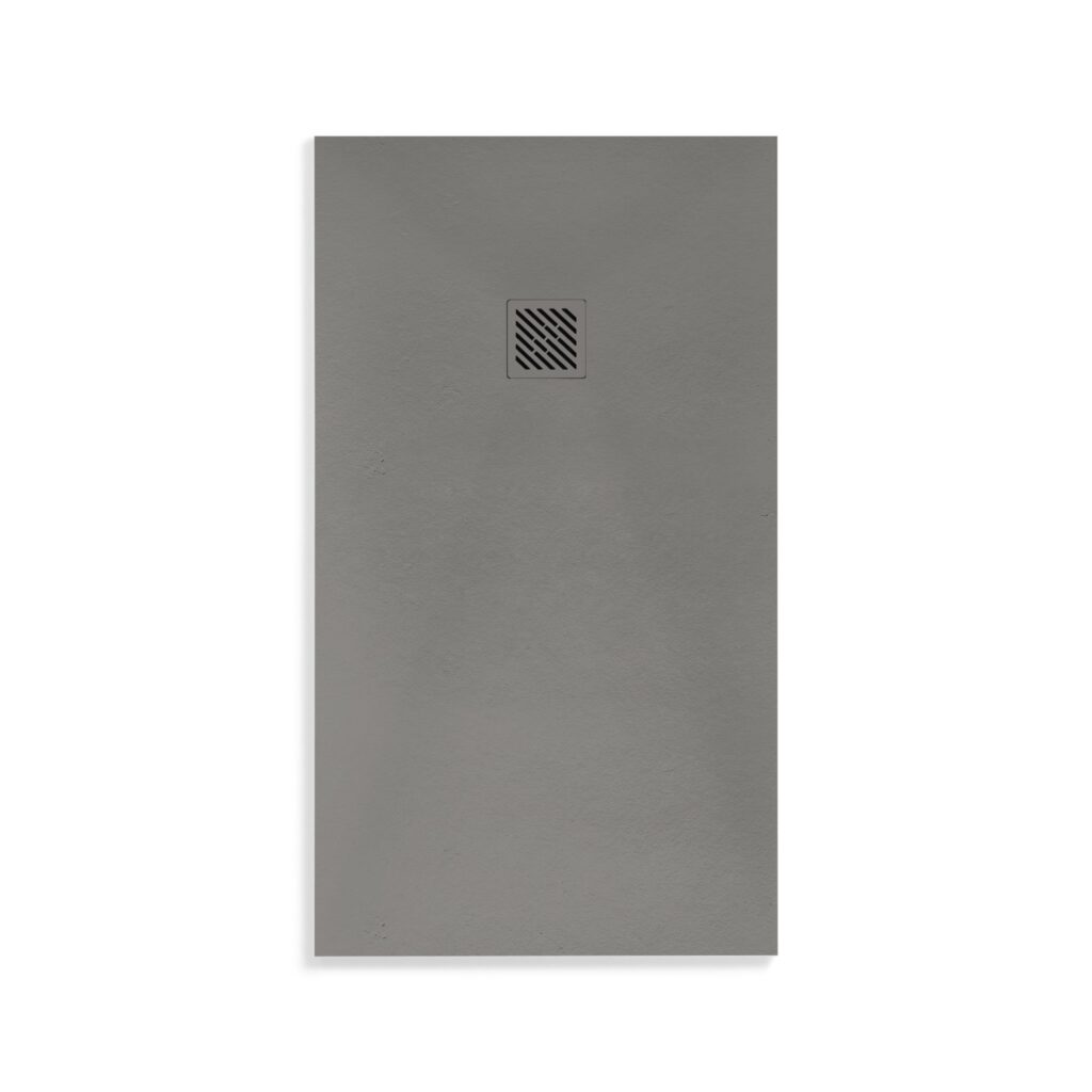 Receveur de douche Madison Aloni – 100 × 100 cm – Gris mat, composite
