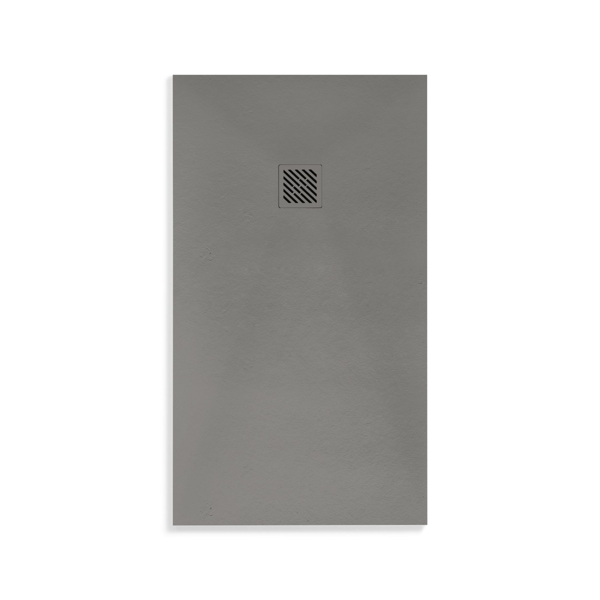 Receveur de douche Madison Aloni – 90 × 90 cm – Gris mat, composite
