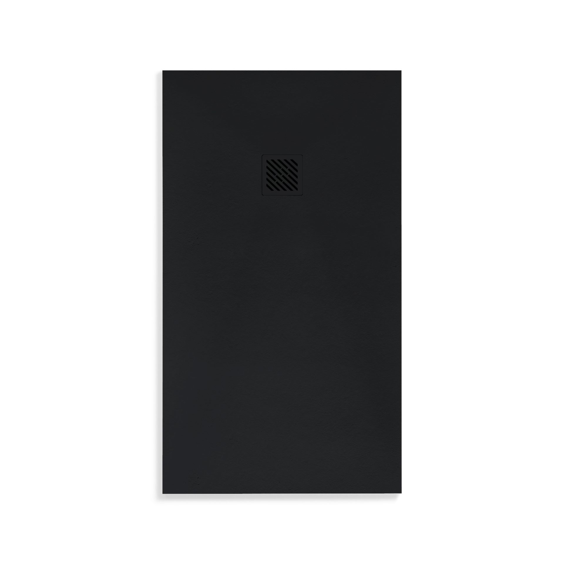 Receveur de douche Madison Aloni – 100 × 100 cm – Noir mat, composite