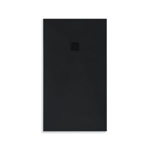 Receveur de douche Madison Aloni – 120 × 90 cm – Noir mat, composite