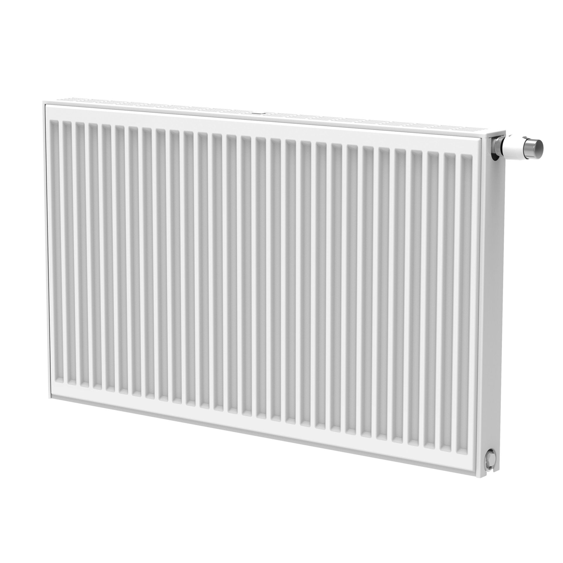 Radiateur panneau T33 Belrad – 500 × 1000 mm – 2 056 W – 6 raccordements – blanc
