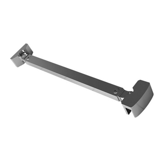 ALONI BARRE DE RENFORT FIXATION MURALE-VERRE 45° 30-60CM