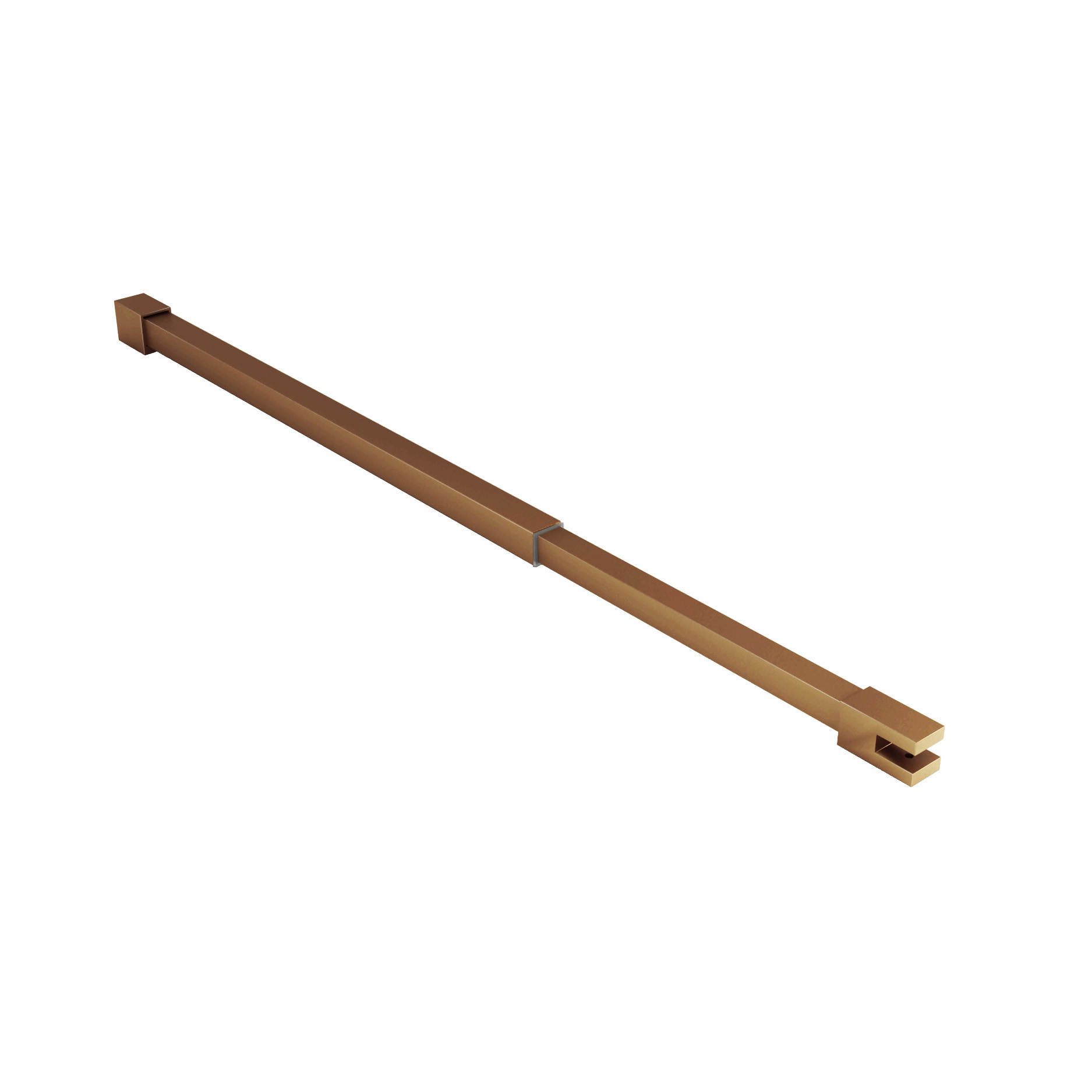 ALONI SUPPORT PLAFOND - RÉGLABLE - 43-80 CM - CUIVRE BROSSÉ